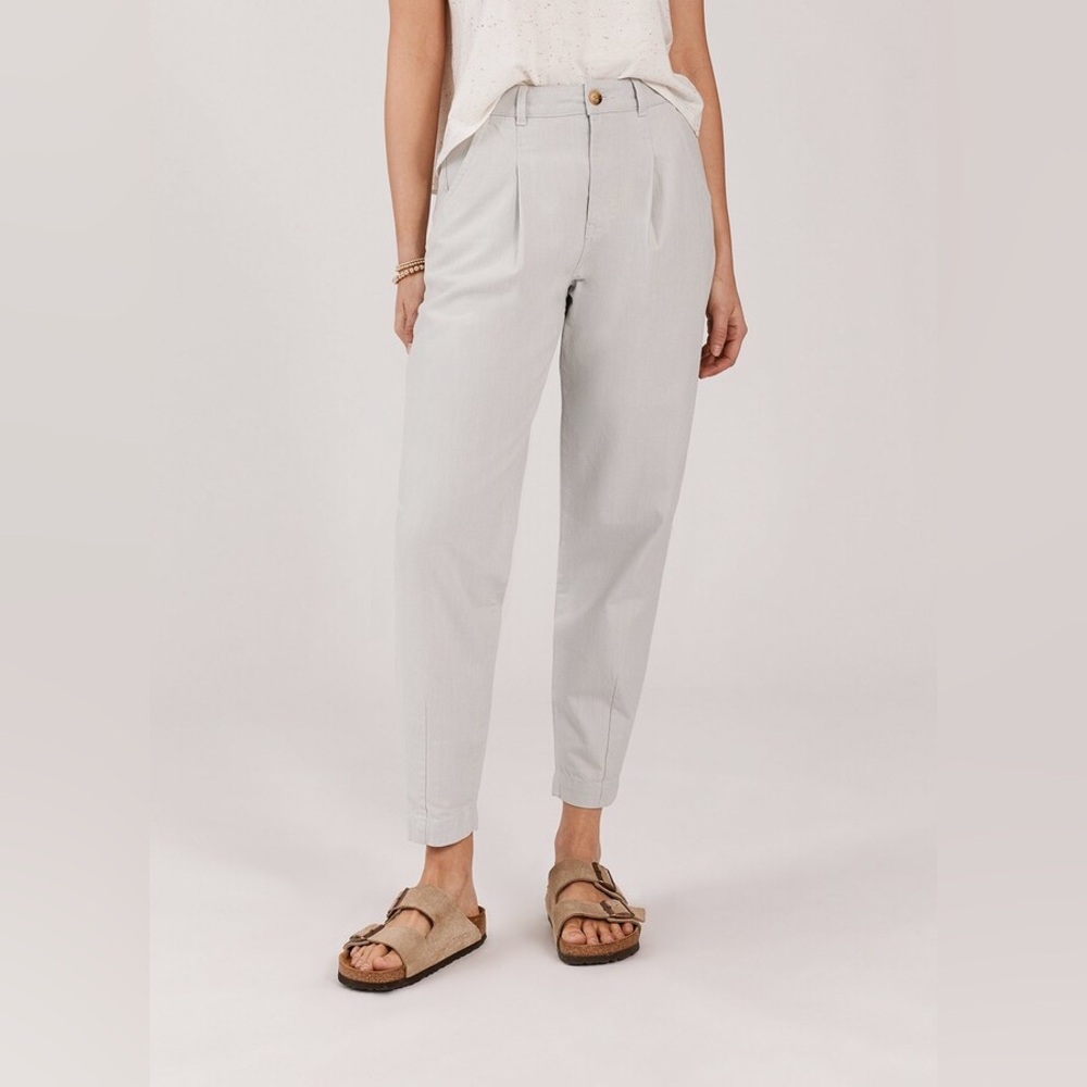Leighton Pleated Denim Pants